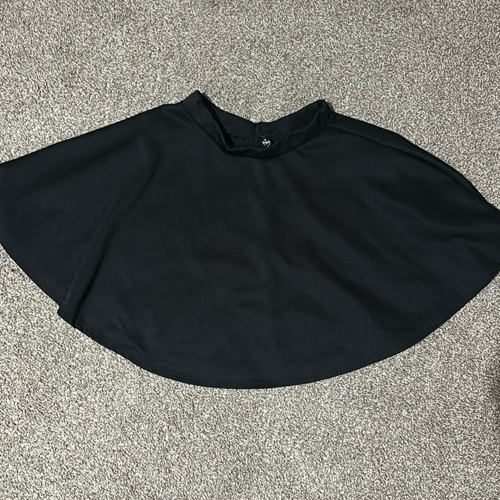Black skater skirt